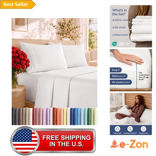 Queen size bed - queen, sheets
